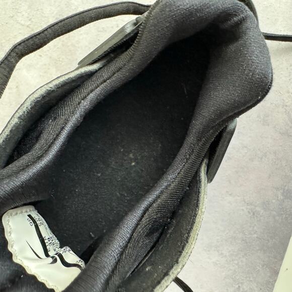 Nike Shoes Womens Sz 8 Air Huarache Running Sneakers 634835-012 Black Leather - Picture 8 of 10